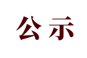 公示